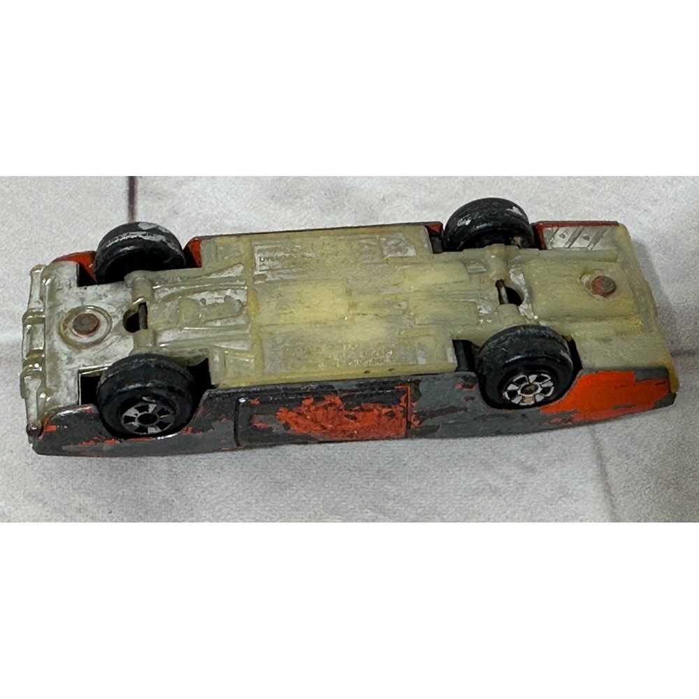 Vintage ERTL 1969 Dodge Charger Gray Orange and Red Farm‎ Trailer Diecast Set - Picture 6 of 7